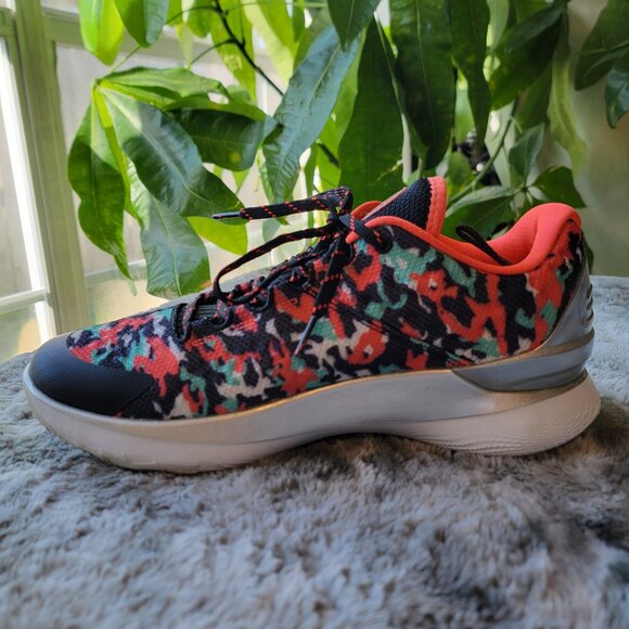 Under Armour Steph Curry W11 M9.5 1 Low FloTro Camp 3025632-001 - Picture 4 of 16